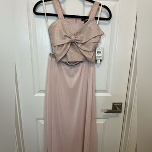 Girls 2 Piece Dressy Cocktail Outfit- Pale Pink NWT - Size 10